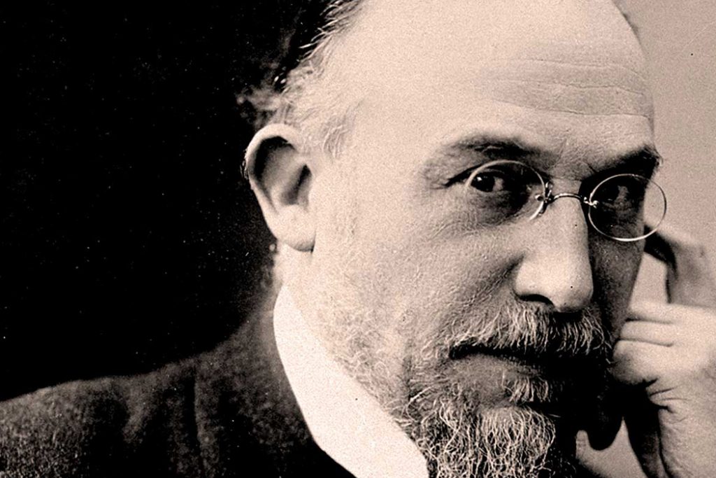 Portrait of Erik Satie, avant-garde composer