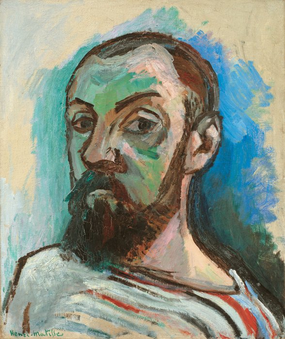 Henri Matisse Autorretrato con camiseta de rayas, 1906