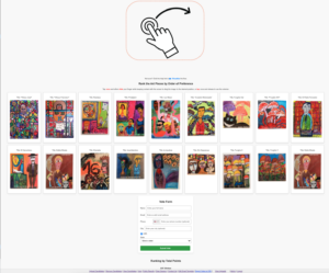 Screenshot of exceptional.art voting platform